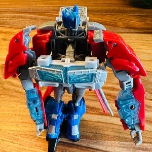 Transforming Prime Changes Optimus Robot Action Figure Hasbro 5”